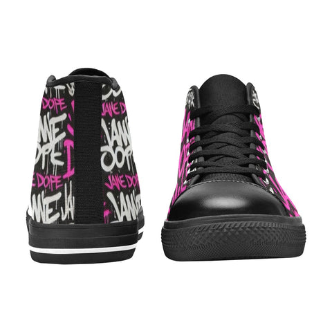 Dank Black Top Sneaker - JANE DOPE