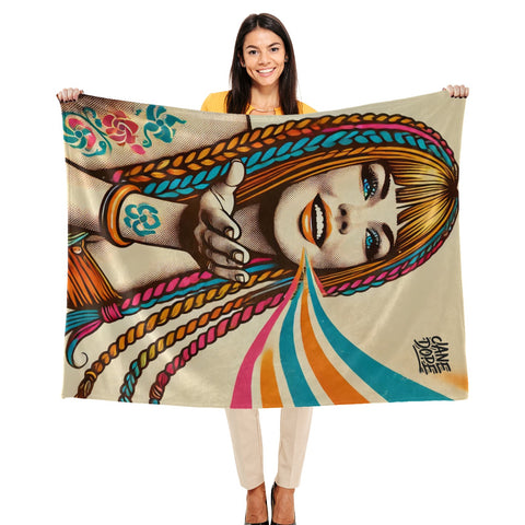 Lady C's Blanket Ultra-Soft Micro Fleece Blanket 50"x40" - JANE DOPE