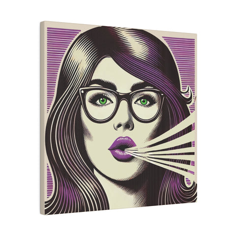 Alexia  on Stretched Canvas - JANE DOPE