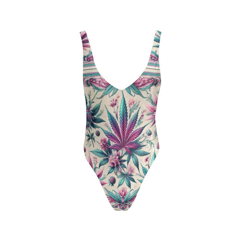 Roller Queen Deep V Swimsuit - JANE DOPE