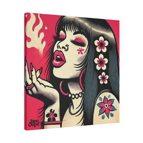 Shamika on Stretched Canvas - JANE DOPE