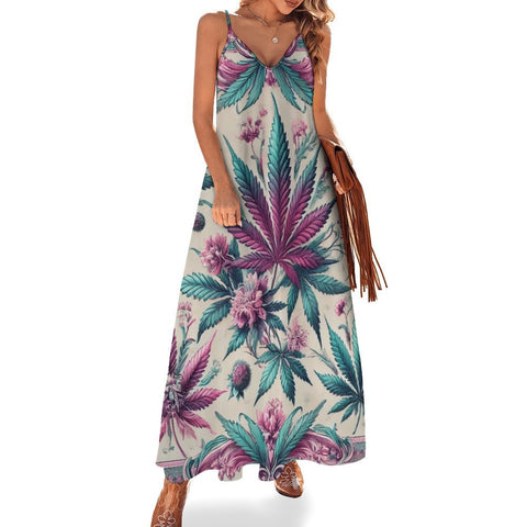 Roller Queen Long Sleeveless Dress - JANE DOPE