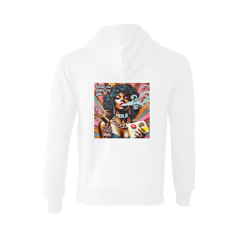 HER.B Hoodie in White