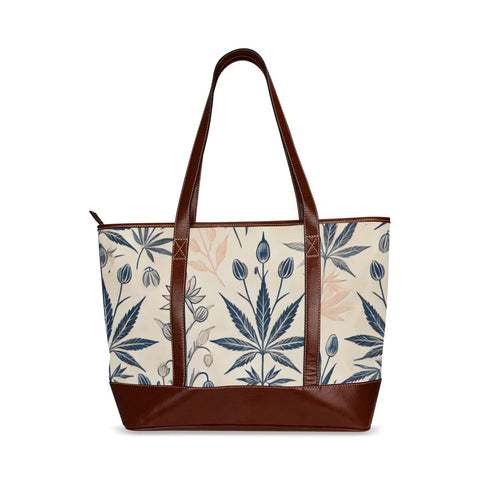 Soft Sativa leathery tote - JANE DOPE