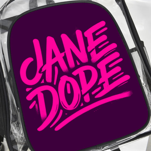 Jane Dope Clear Bag