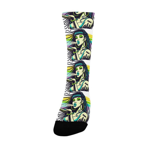 harley socks Women's Custom Socks - JANE DOPE