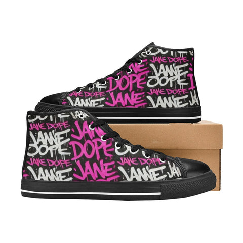 Dank Black Top Sneaker - JANE DOPE