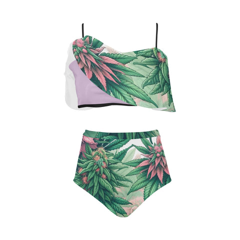 Pink Haze Ruffle Bikini - JANE DOPE