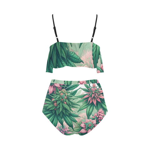 Pink Haze Ruffle Bikini - JANE DOPE