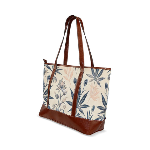 Soft Sativa leathery tote - JANE DOPE