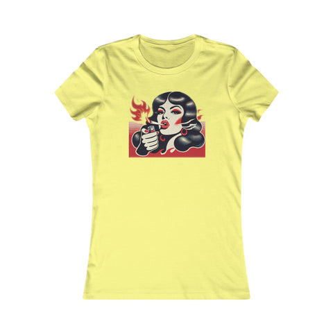 Beauty Who Burns Favourite Tee - JANE DOPE