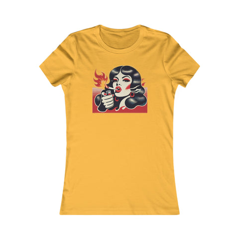 Beauty Who Burns Favourite Tee - JANE DOPE