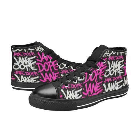 Dank Black Top Sneaker - JANE DOPE