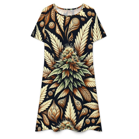 Batik Bliss T-Shirt  Dress - JANE DOPE