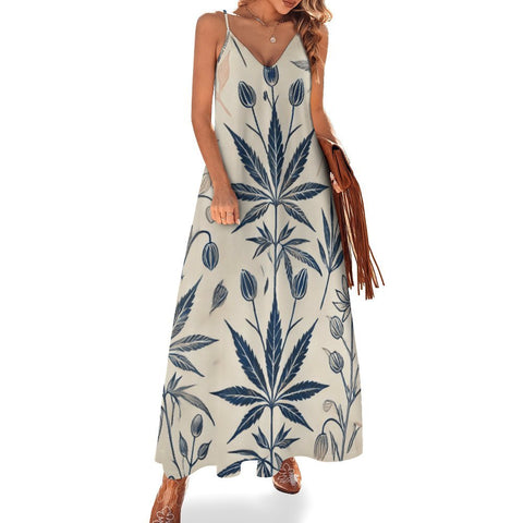 Soft Sativa Long Sleeveless Dress - JANE DOPE