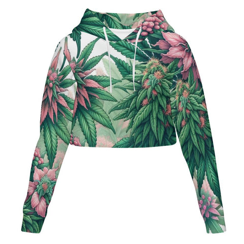 Pink Haze Cropped Hoodie - JANE DOPE