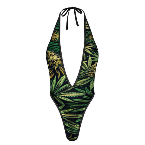 Women&#039;s Sexy Deep-V One-Piece Underwear Women's jumpsuit underwear - JANE DOPE