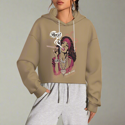 HER.B Cropped Hoodie