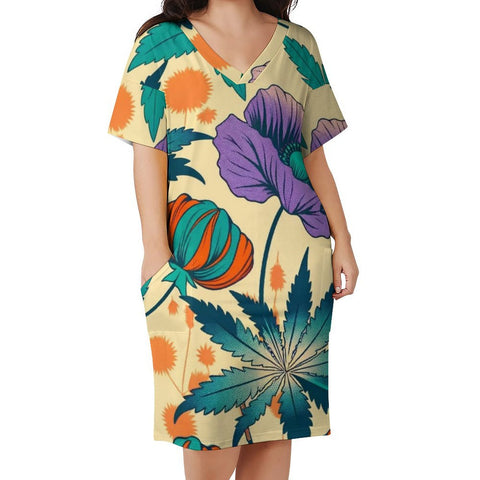 Kannabista pocket dress - JANE DOPE