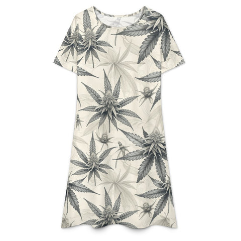 Treefer T-Shirt  Dress - JANE DOPE